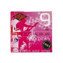 Rotosound Roto Pinks 009-42 (R9) ELECTRIC GUITAR SET Μουσικα Οργανα - Κιθαρες - Kagmakis Guitars