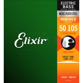 Elixir 14102 Nanoweb Medium Longscale 50-105 ELECTRIC BASS SET Μουσικα Οργανα - Κιθαρες - Kagmakis Guitars