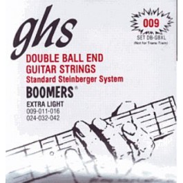 GHS Double Ball End Extra Light 009-42 Electric Guitar