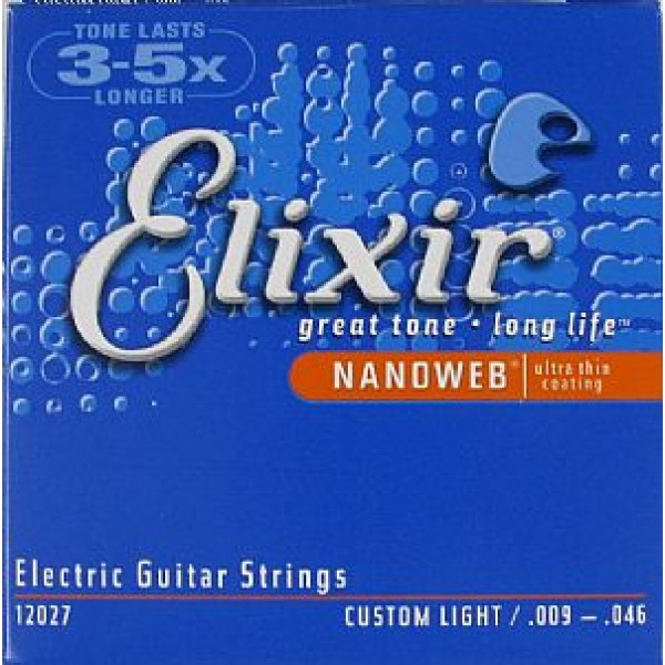 χορδες - Elixir Electric Custom Light 009-046 Ηλεκτρική Κιθάρα