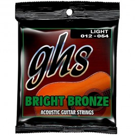 GHS Bright Bronze 80/20 Light 012-55 Acoustic Guitar