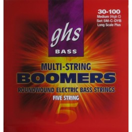 χορδες - GHS Boomers 5-String Medium High C 030-100 Ηλεκτρικό Μπάσο