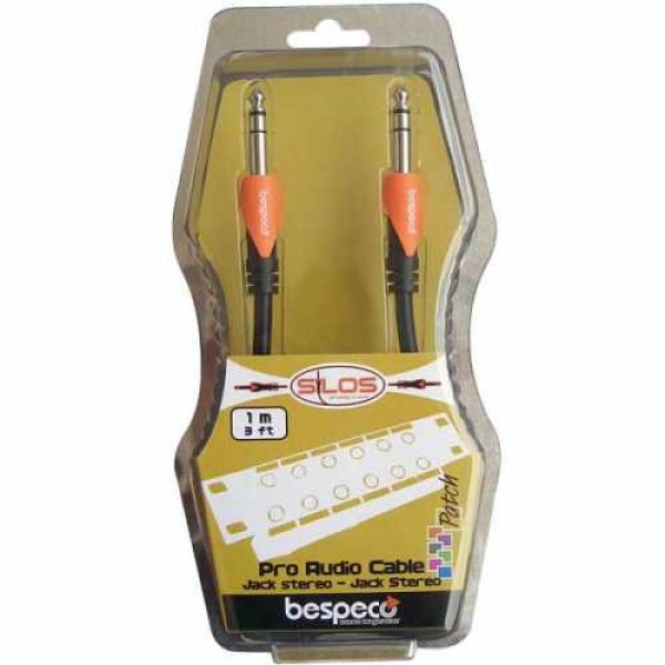 Bespeco Cable 1m Straight Stereo Instrument
