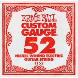 ERNIE BALL 1152 Slinky Nickel ELECTRIC STRINGS ROUND SINGLES