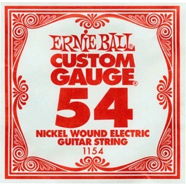 ERNIE BALL 1154 Slinky Nickel ELECTRIC STRINGS ROUND SINGLES