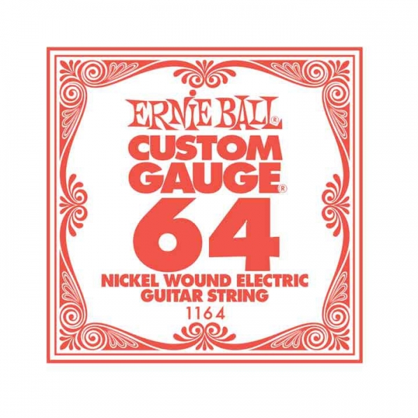 ERNIE BALL 1164 Slinky Nickel ELECTRIC STRINGS ROUND SINGLES