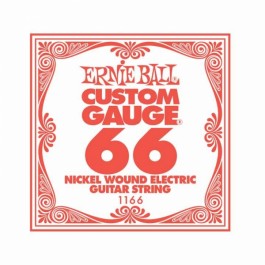 ERNIE BALL 1166 Slinky Nickel ELECTRIC STRINGS ROUND SINGLES