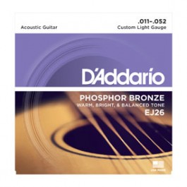 D'ADDARIO EJ26 PHOSPHOR BRONZE 011 Acoustic Guitar