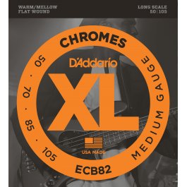 Daddario XL Chromes Medium Long Scale Set 50-105 ΣΕΤ ΜΠΑΣΟΥ Μουσικα Οργανα - Κιθαρες - Kagmakis Guitars