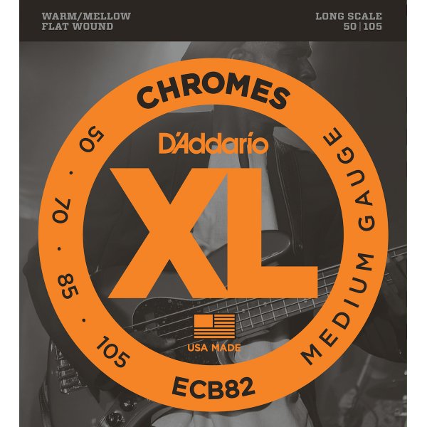 Daddario XL Chromes Medium Long Scale Set 50-105 BASS STRINGS SET Μουσικα Οργανα - Κιθαρες - Kagmakis Guitars