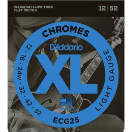 Daddario XL Chromes 12-52 BASS STRINGS SET Μουσικα Οργανα - Κιθαρες - Kagmakis Guitars