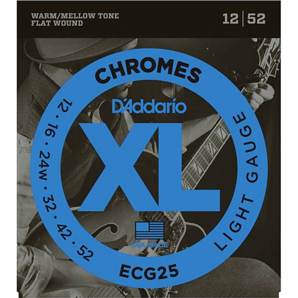 Daddario XL Chromes 12-52   ΣΕΤ ΜΠΑΣΟΥ Μουσικα Οργανα - Κιθαρες - Kagmakis Guitars