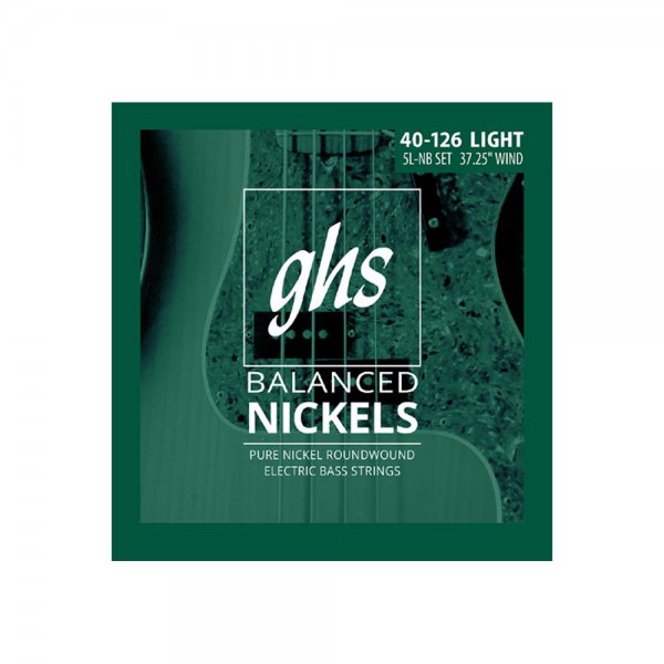 GHS 5L-NB BALANCED NICKELS LIGHT 5-STR 40 ELECTRIC BASS SET Μουσικα Οργανα - Κιθαρες - Kagmakis Guitars