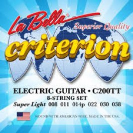 La Bella Criterion 008-038 Σετ 6 χορδές ηλεκτρικής κιθάρας PRODUCTS FROM XML Μουσικα Οργανα - Κιθαρες - Kagmakis Guitars