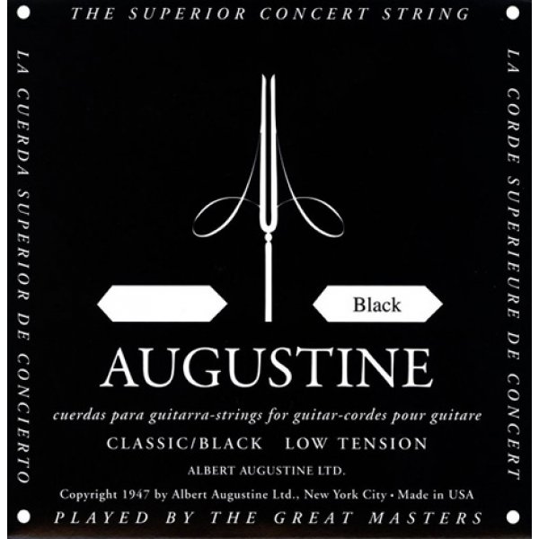 χορδες - Augustine Black5 Χορδή ΛΑ κλασσικής Ν.5 ΜΟΝΕΣ ΧΟΡΔΕΣ Μουσικα Οργανα - Κιθαρες - Kagmakis Guitars
