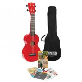 Mahalo Learn 2 Play Pack, Rainbow Soprano Red UKULELE Μουσικα Οργανα - Κιθαρες - Kagmakis Guitars