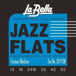 La Bella Jazz Flats 012 - 052 ELECTRIC GUITAR SET Μουσικα Οργανα - Κιθαρες - Kagmakis Guitars