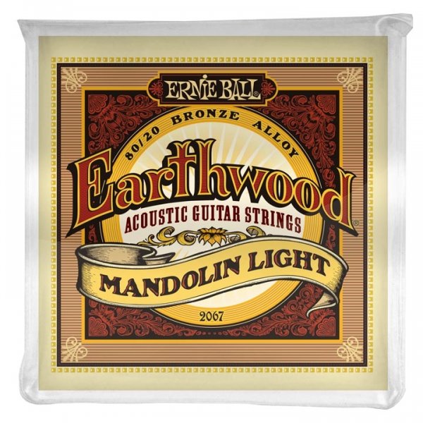 χορδες - Ernie Ball 2067 Earthwood 80/20 Bronze Μαντολίνου Loop End Light  PRODUCTS FROM XML Μουσικα Οργανα - Κιθαρες - Kagmakis Guitars