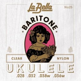 La Bella 25 Baritone Nylon Σετ χορδές Ukulele ΔΙΑΦΟΡΑ ΣΕΤ Μουσικα Οργανα - Κιθαρες - Kagmakis Guitars