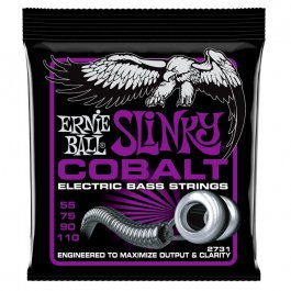 Ernie Ball 2731 Cobalt Power Slinky 055 - 110 Σετ 4 χορδές ηλεκτρικού μπάσου ELECTRIC BASS SET Μουσικα Οργανα - Κιθαρες - Kagmakis Guitars