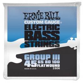 Ernie Ball 2806 FlatWound Group III 045-100 Σετ 4 χορδές ηλεκτρικού μπάσου ELECTRIC BASS SET Μουσικα Οργανα - Κιθαρες - Kagmakis Guitars