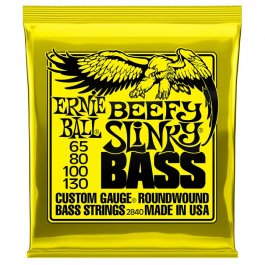 Ernie Ball 2840 Nickel Wound Beefy Slinky 065-130 Σετ 4 χορδές ηλεκτρικού μπάσου ELECTRIC BASS SET Μουσικα Οργανα - Κιθαρες - Kagmakis Guitars