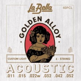 La Bella 40 PCL Σετ 6 χορδές ακουστικής κιθάρας PRODUCTS FROM XML Μουσικα Οργανα - Κιθαρες - Kagmakis Guitars