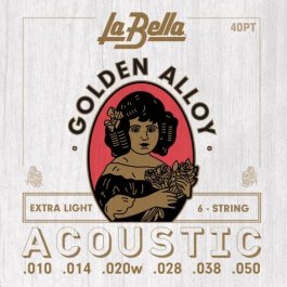 La Bella 40-PT 010-050 Σετ 6 χορδές ακουστικής κιθάρας PRODUCTS FROM XML Μουσικα Οργανα - Κιθαρες - Kagmakis Guitars