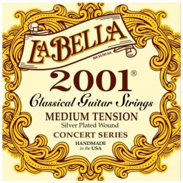 La Bella 2001 Classical - Medium Tension CLASSICAL GUITAR SET Μουσικα Οργανα - Κιθαρες - Kagmakis Guitars