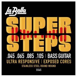 La Bella SS45 Super Steps Standard 045-105 Σετ 4 χορδές ηλεκτρικού μπάσου ΣΕΤ ΗΛΕΚΤΡΙΚΟΥ ΜΠΑΣΟΥ Μουσικα Οργανα - Κιθαρες - Kagmakis Guitars