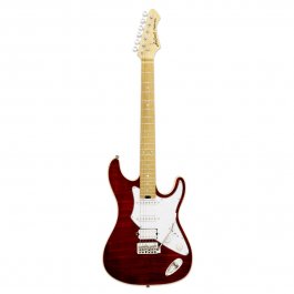 Aria Pro II 714-MK2 Ruby Red ELECTRIC GUITARS Μουσικα Οργανα - Κιθαρες - Kagmakis Guitars