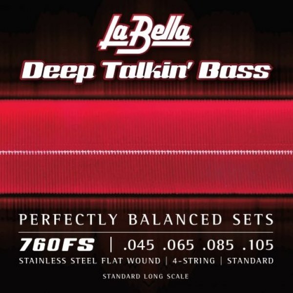 La Bella Deep Talkin Flats 045 - 105 Σετ 4 χορδές ηλεκτρικού μπάσου ELECTRIC BASS SET Μουσικα Οργανα - Κιθαρες - Kagmakis Guitars