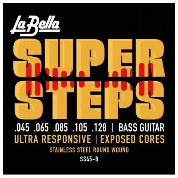 La Bella SS45-B Super Steps Standard 045-128 Σετ 5 χορδές ηλεκτρικού μπάσου ΣΕΤ ΗΛΕΚΤΡΙΚΟΥ ΜΠΑΣΟΥ Μουσικα Οργανα - Κιθαρες - Kagmakis Guitars