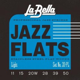 La Bella Jazz Flats Light 011 - 050 Σετ 6 χορδές ηλεκτρικής κιθάρας ΣΕΤ ΗΛΕΚΤΡΙΚΟΥ ΜΠΑΣΟΥ Μουσικα Οργανα - Κιθαρες - Kagmakis Guitars