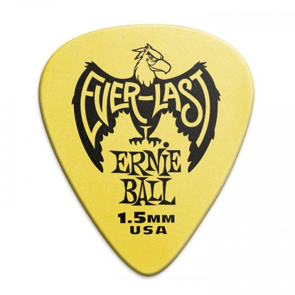 Ernie Ball 9195 Everlast 1.5mm Yellow Πέννα (1 Τεμάχιο) MISCELLANEOUS Μουσικα Οργανα - Κιθαρες - Kagmakis Guitars