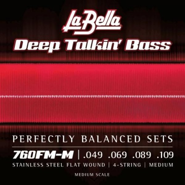 La Bella Deep Talkin Flats 049 - 109 Σετ 4 χορδές ηλεκτρικού μπάσου ELECTRIC BASS SET Μουσικα Οργανα - Κιθαρες - Kagmakis Guitars