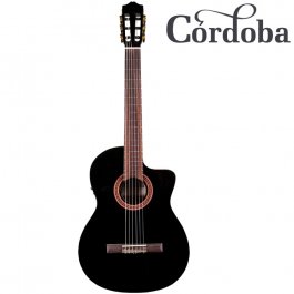 Cordoba C5-CE Cedar Gloss Black Ηλεκτροκλασσική κιθάρα ELECTRIC NYLON GUITARS Μουσικα Οργανα - Κιθαρες - Kagmakis Guitars