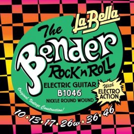 La Bella Super Bender 010 - 046 Σετ 6 χορδές ηλεκτρικής κιθάρας ELECTRIC GUITAR SET Μουσικα Οργανα - Κιθαρες - Kagmakis Guitars
