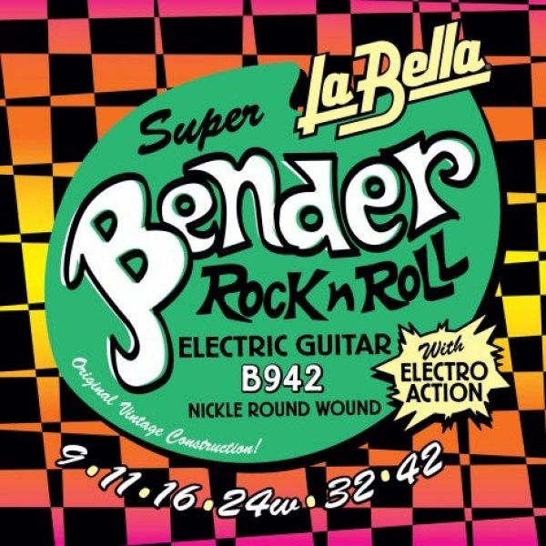 La Bella Super Bender 009 - 042 Σετ 6 χορδές ηλεκτρικής κιθάρας ΣΕΤ ΗΛΕΚΤΡΙΚΗΣ ΚΙΘΑΡΑΣ Μουσικα Οργανα - Κιθαρες - Kagmakis Guitars
