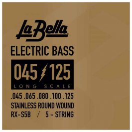 La Bella Bass RX Stainless Steel 045-125 ΣΕΤ ΜΠΑΣΟΥ Μουσικα Οργανα - Κιθαρες - Kagmakis Guitars