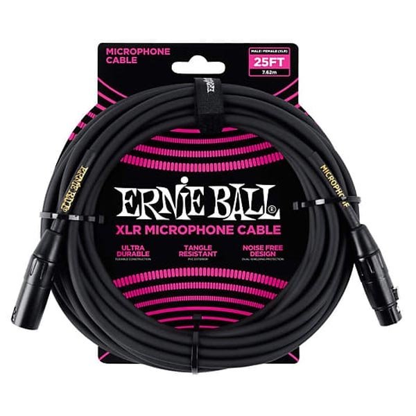 Ernie Ball 6073 XLR Male - XLR Female 7.60m Καλώδιο μικροφώνου MICROPHONE Μουσικα Οργανα - Κιθαρες - Kagmakis Guitars