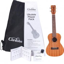 Cordoba Concert Player Pack Ακουστικό Ukulele UKULELE Μουσικα Οργανα - Κιθαρες - Kagmakis Guitars