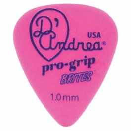 D'Andrea Pro-Grip Brites 351 Heavy 1.0mm [Pink] Πέννα (1 Τεμάχιο) PRODUCTS FROM XML Μουσικα Οργανα - Κιθαρες - Kagmakis Guitars