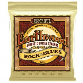 Ernie Ball 2008 Earthwood 80/20 Bronze Rock and Blues  010-052 Σετ 6 χορδές ακουστικής κιθάρας ACOUSTIC GUITAR SET Μουσικα Οργανα - Κιθαρες - Kagmakis Guitars