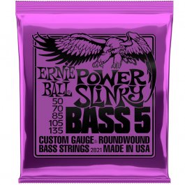 χορδες - Ernie Ball 2821 Power Slinky 5-String Ηλεκρικού Μπάσου PRODUCTS FROM XML Μουσικα Οργανα - Κιθαρες - Kagmakis Guitars