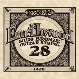 χορδες - ERNIE BALL 1428 Earthwood Bronze Χορδή Ακουστικής Κιθάρας 028 ΧΟΡΔΕΣ ΜΟΝΕΣ ΑΚΟΥΣΤΙΚΗΣ