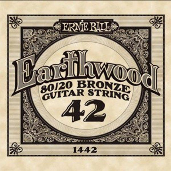 χορδες - ERNIE BALL 1442 Earthwood Bronze Χορδή Ακουστικής Κιθάρας 042 ΧΟΡΔΕΣ ΜΟΝΕΣ ΑΚΟΥΣΤΙΚΗΣ