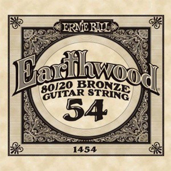 χορδες - Ernie Ball 1454 Earthwood Bronze Μονή Χορδή Ακουστικής Κιθάρας 054 ΜΟΝΕΣ ΧΟΡΔΕΣ Μουσικα Οργανα - Κιθαρες - Kagmakis Guitars