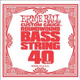 χορδες - Ernie Ball 1640 Slinky Bass Μονή Χορδή Ηλεκτρικού Μπάσου 040 PRODUCTS FROM XML Μουσικα Οργανα - Κιθαρες - Kagmakis Guitars