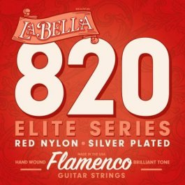La Bella 820 Elite Series Flamenco, Red Nylon ΣΕΤ ΚΛΑΣΣΙΚΗΣ ΚΙΘΑΡΑΣ Μουσικα Οργανα - Κιθαρες - Kagmakis Guitars